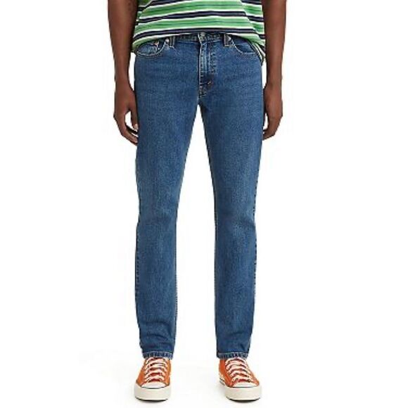 Levi's - Men’s dark wash 511 Slim-Fit All Seasons Tech Jeans - Picture 1 of 7